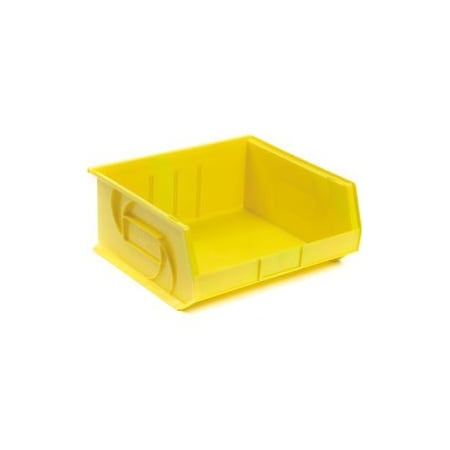 Lewisbins LEWISBins Plastic Stacking Bin PB1416-7 - 16-1/2W x 14-3/4D x 7H, Yellow, PK6 PB1416-7YL